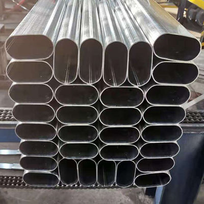 Welded Mild Steel Flat Sided Oval Tube Q345 0.5mm-30mm