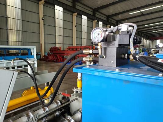 Single Layer Roll Forming Machine with Hydraulic Cutting and 6-8m/min Speed for Galvanized Roofing Sheets